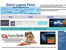 Tablet Screenshot of diariolagunapaiva.com